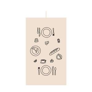 NEW IMANI COLLECTIVE dinner party table setting canvas placemat in beige